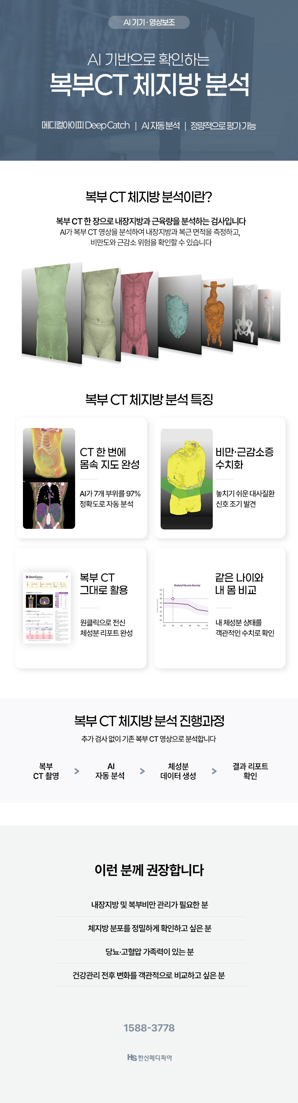 AI기반 복부 CT 체지방 분석